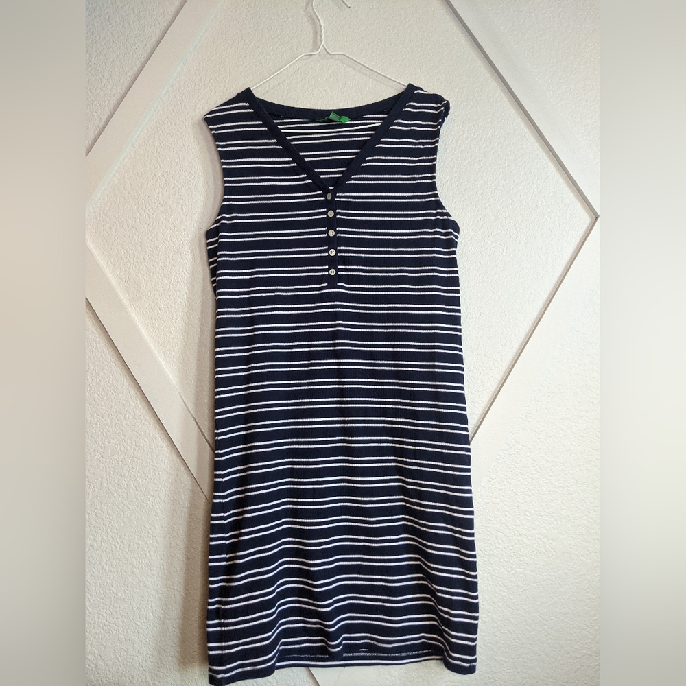 Dip striped dress